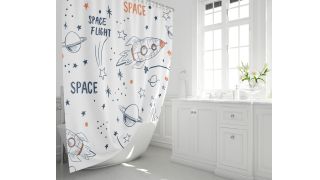Штора для ванной Fixsen Design  Space (FX-2508)